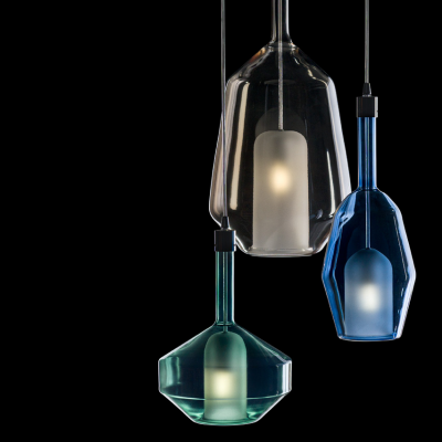 Suspension en verre de Murano