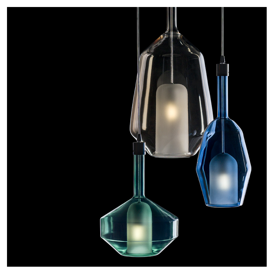 Suspension en verre de Murano