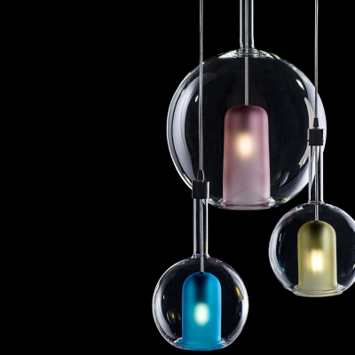 Nebula - Suspension en verre de Murano