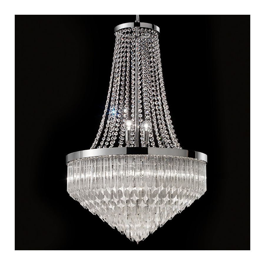 Prisma 4 Aufhängung - L08 - Murano Glas-Kronleuchter - 2