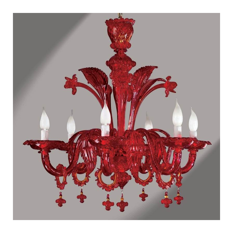 Lampadario in vetro di Murano Lampadario in vetro di Murano
