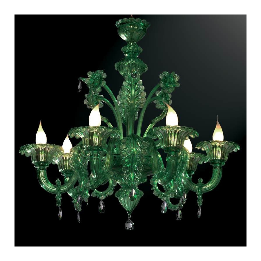 Lampadario in vetro di Murano Lampadario in vetro di Murano