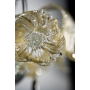 Redentore - Lampadario di Murano 8 luci trasp. oro Policromo