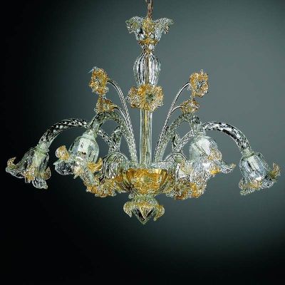 Rialto - Lámpara de cristal de Murano