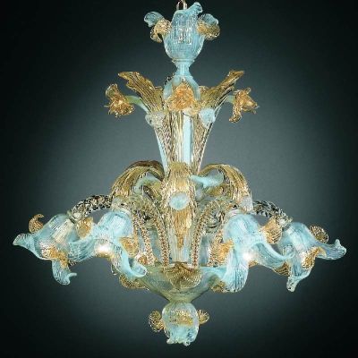 Mori - Lámpara de cristal de Murano
