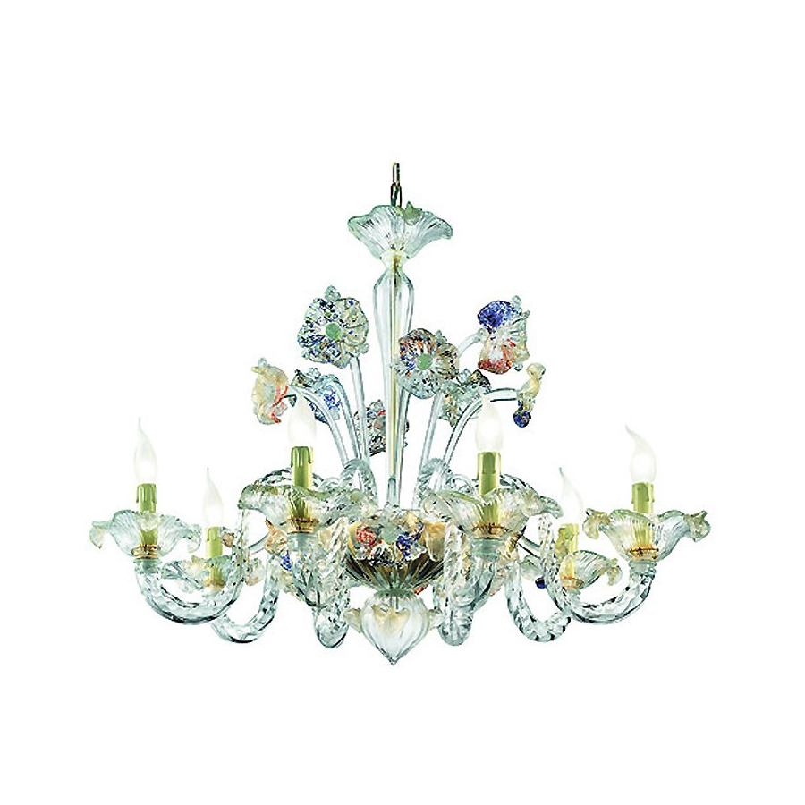 Lampadario in vetro di Murano Lampadario in vetro di Murano