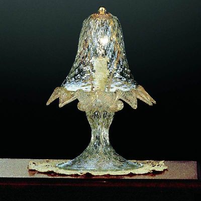 Tintoretto - Murano Kronleuchter 6 Leuchten Kristall Gold