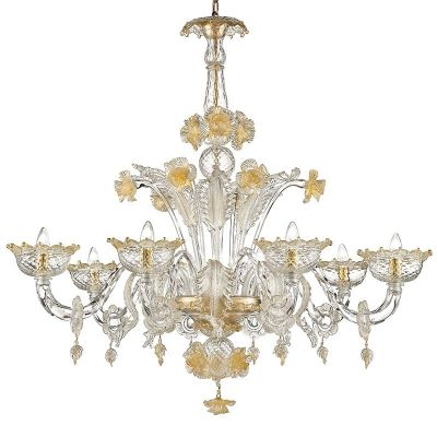 Snow White - Murano glass chandelier