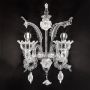 Giudecca - Murano chandelier 12 lights Crystal Gold Polychrome