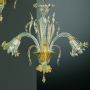 Giudecca - Lámpara de techo 6 luces Cristal Oro