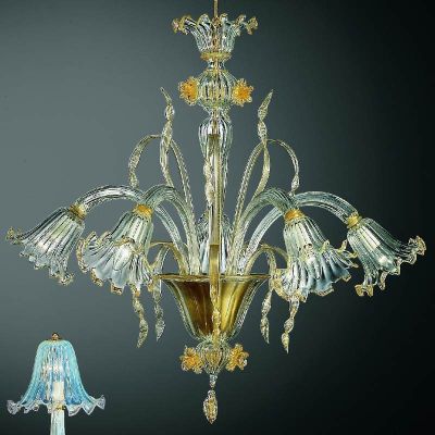 Tiepolo - Lámpara de cristal de Murano  - 4