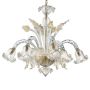 Giudecca - Table lamp Flambeaux 5 lights Crystal Gold