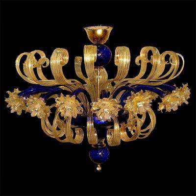 Marguerites d'or - Lustre en verre de Murano  - 2