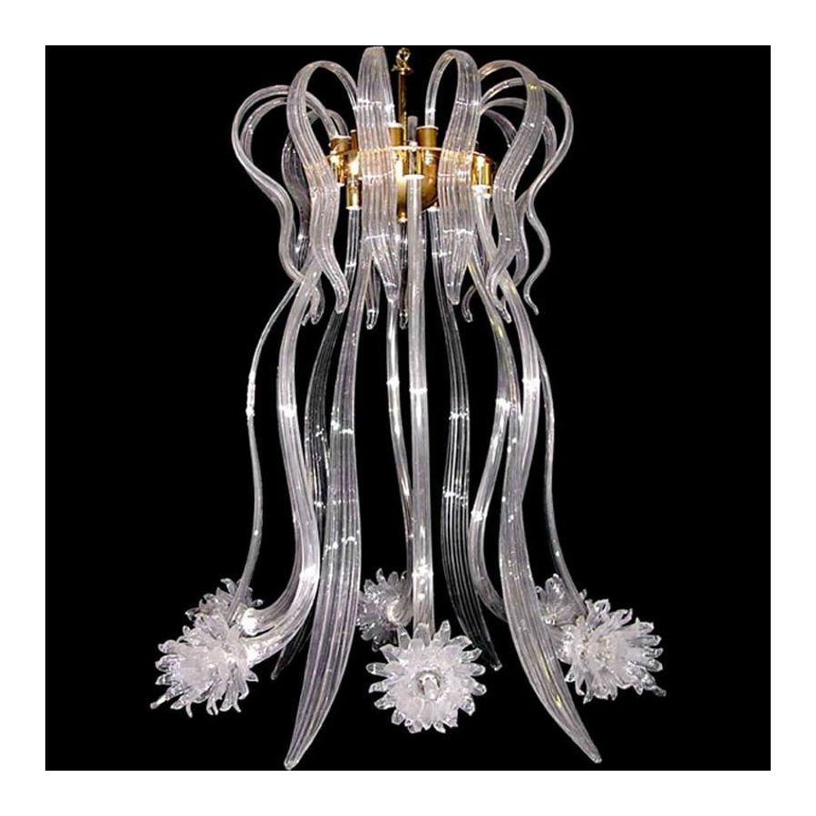 Jellyfish - Murano glass chandelier