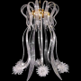 Margherite d'oro - Lampadario di Murano 18 luci