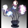 Iris multicolor - Murano glass chandelier Flowers