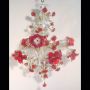 Girasoles 6 luces - Lámpara de cristal de Murano