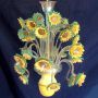 Sonnenblumen 9 Lichter - Murano Glas Kronleuchter