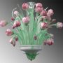 Wasserlilien - Murano glas Kronleuchtern Blumen