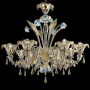 Roma Rezzonico - Lampadario in vetro di Murano 6 luci