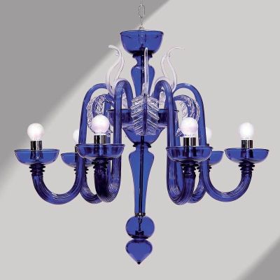 Barbarigo - Murano glass chandelier 6 lights
