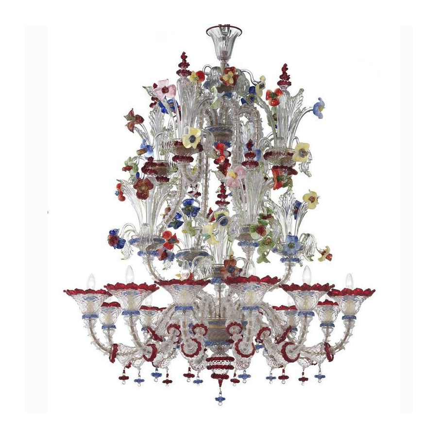 Canaletto - Lustre en verre de Murano Canaletto - Lustre en verre de Murano