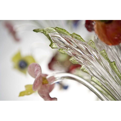 Firenze - Kronleuchter aus Murano-Glas 10 Leuchten Rezzonico
