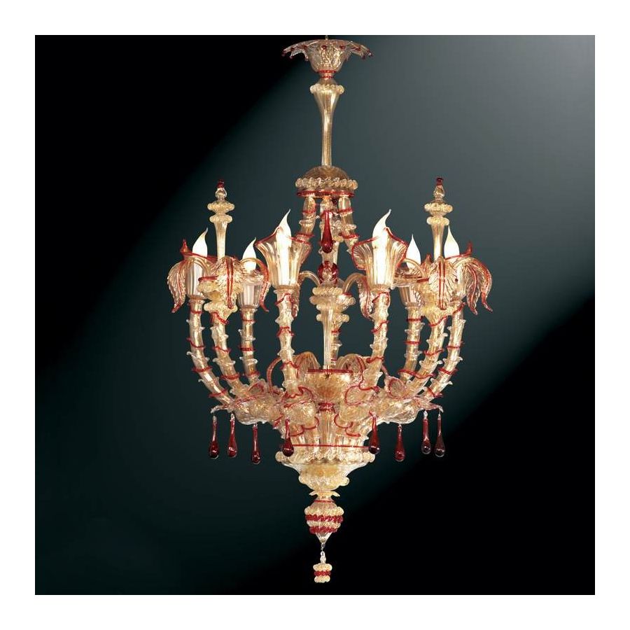 Fontego - Lámpara de cristal de Murano