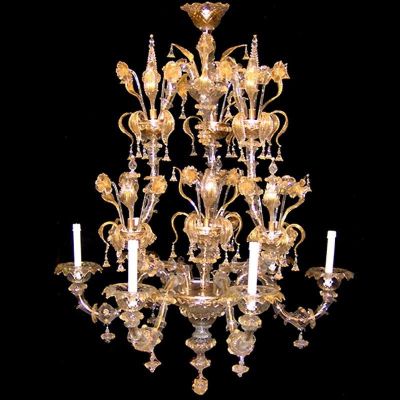 Rezzonico gold - Murano glass chandelier