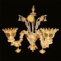 Canaletto - Murano glass wall sconce 2 lights Crystal Polychrome