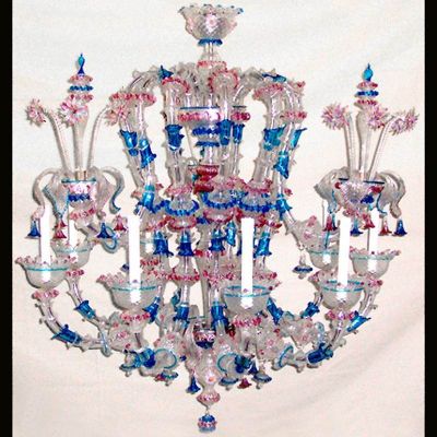 Polipo - Lámpara en cristal de Murano