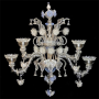 Iris Rosa Canaletto 2 luci - Applique in vetro di Murano