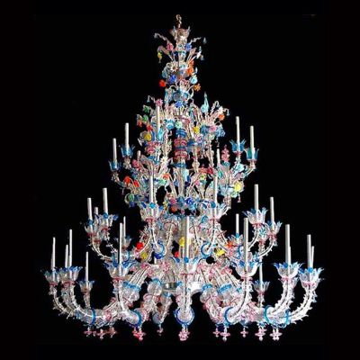 Cannaregio - Murano glass chandelier 40 lights