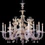Kristall Rezzonico - Murano glas Kronleuchter 18 Leuchten