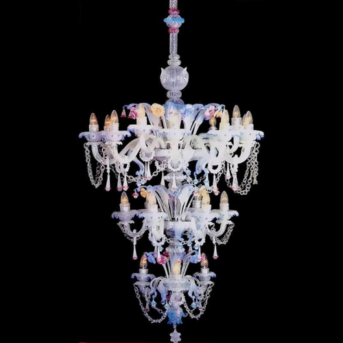 Diamante - Lampadario in vetro di Murano Rezzonico