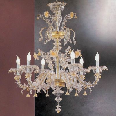 Tiziano - Lámpara de cristal de Murano