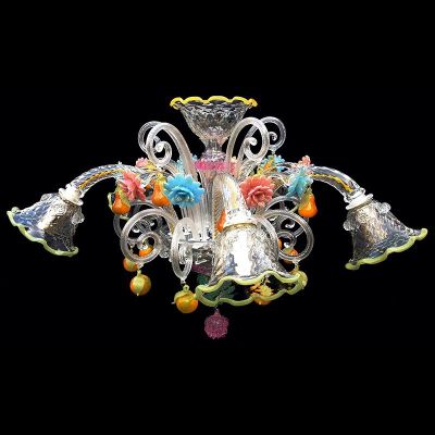 Fontego - Murano glass chandelier 6 lights