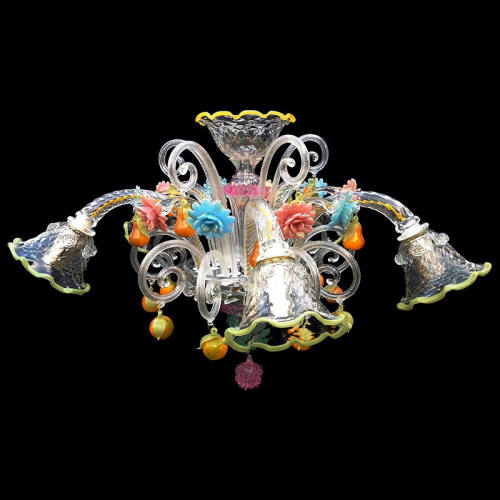 Fontego - Lampadario in vetro di Murano