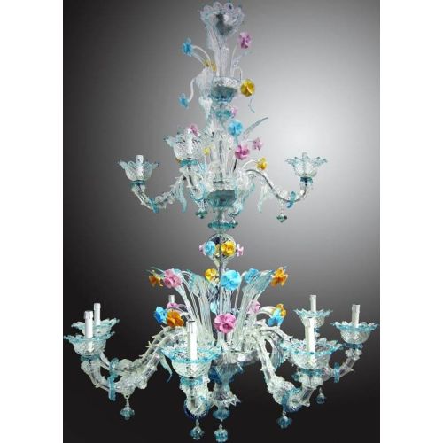 Frari - Murano glass chandelier Rezzonico