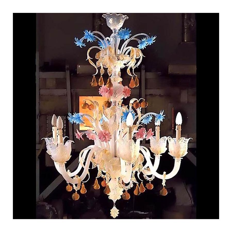 Apples and pears - Venice glass chandelier