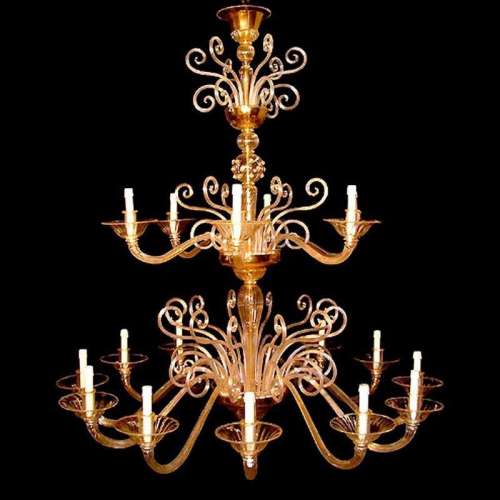 Labia - Lampadario in vetro di Murano