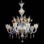 Rezzonico Clásico - Lámpara de Cristal de Murano 9 luces