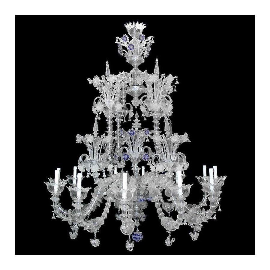 Diamond - Murano glass chandelier Rezzonico