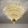 Murano chandelier London White Silver