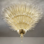 Lampadario di Murano Londra Bianco Argento