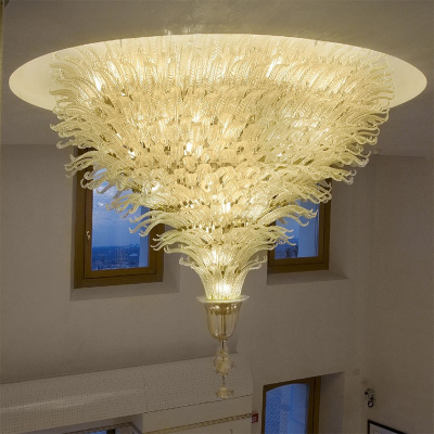 Lampadario in vetro di Murano