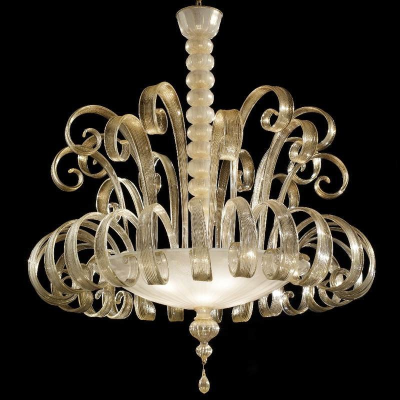 Lampadario in vetro di Murano