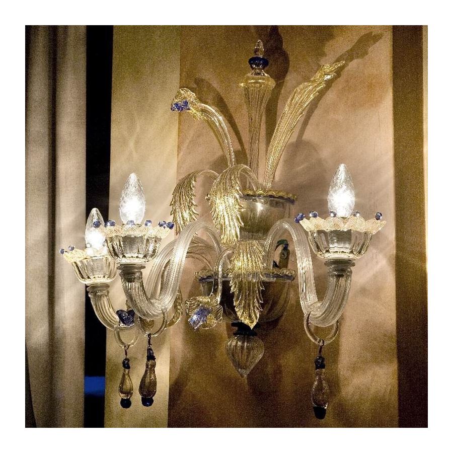Montecarlo - Lámpara de cristal de Murano