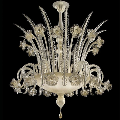 Lampadario in vetro di Murano