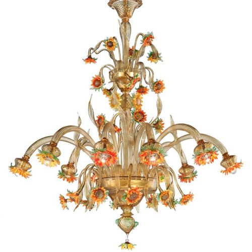 New York - Lámpara de cristal de Murano